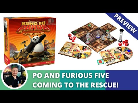 Kung Fu Panda The Board Game: Preview. Po against Tai Lung, and... time.