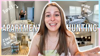 Tour Apartments With Me! Apartment Hunting for a 2 Bed 2 Bath Under $1,500 a Month.