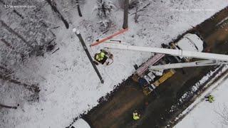 Power outages impact tens of thousands of people and businesses across Virginia and North Carolina