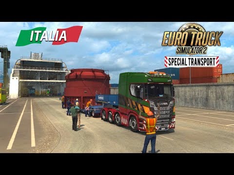 TRASPORTO SPECIALE A PALERMO #33 - DLC ITALIA - EURO TRUCK SIMULATOR 2