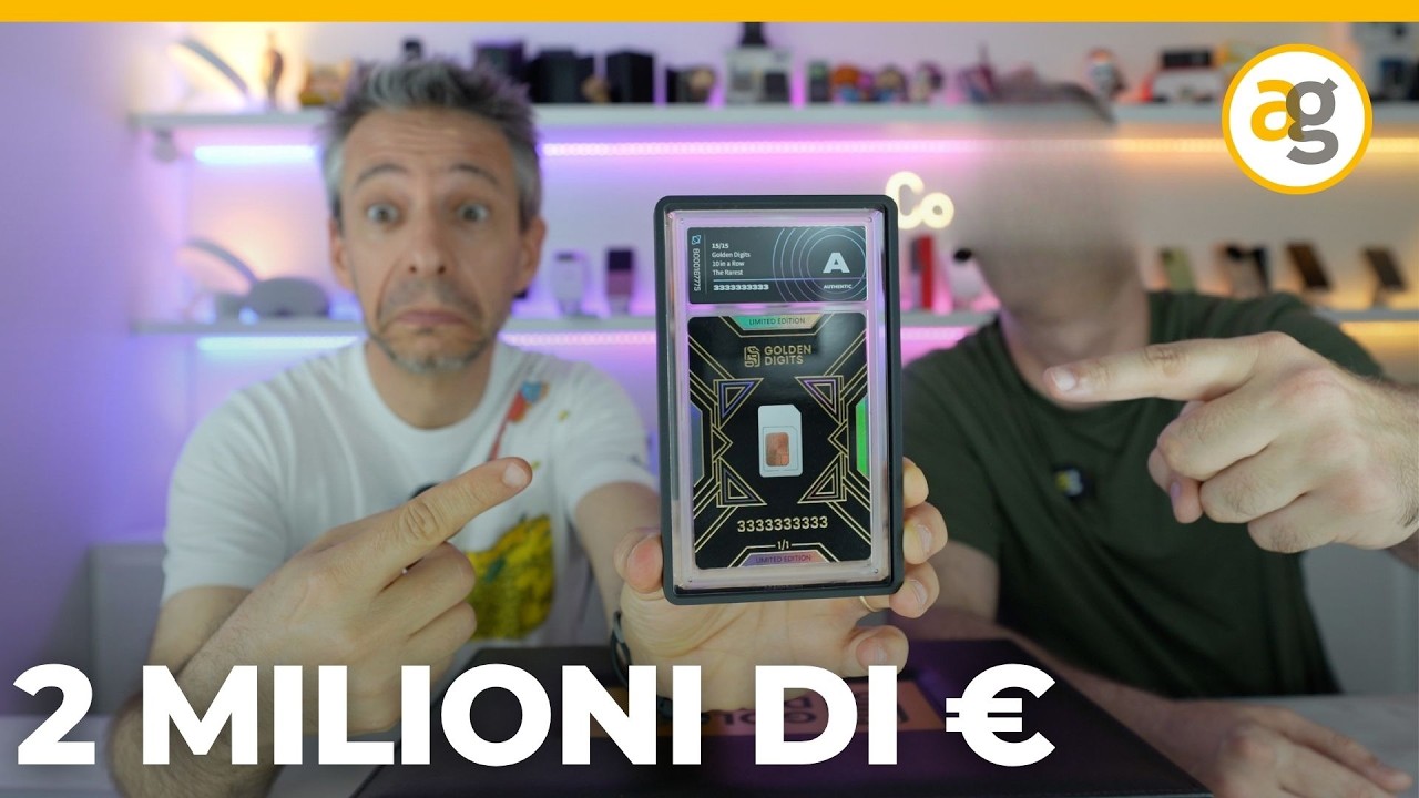 LA SIM DA 2 MILIONI di EURO e il mercato dei NUMERI RARI