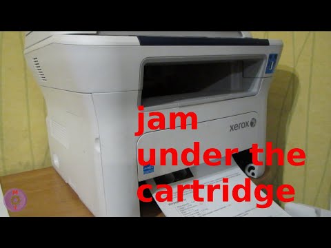 Xerox WorkCentre 3220 jam under the cartridge. Fix without expensive repairs!