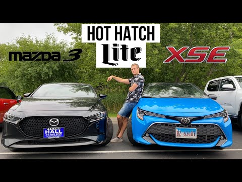 Mazda 3 vs Corolla XSE - GTI Lites?