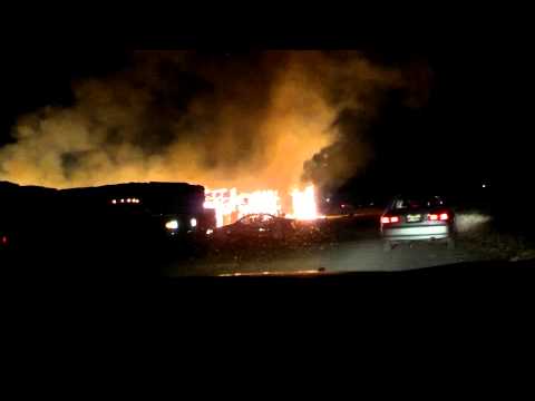 Haystack fire