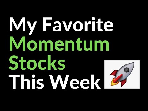 My Favorite Momentum Stocks This Week (29 October 2020)