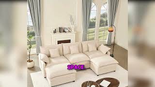 GOSUHI 108" U Shaped Couch Review | Best Modular Sectional Sofa with Deep Seats for Living Room