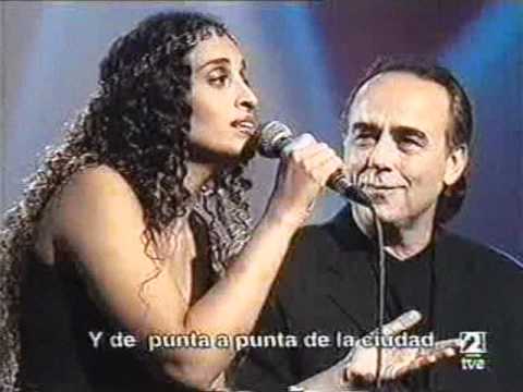 Noa  (Achinoam Nini)  & J.M. Serrat - Que va a ser de ti  (TVE - Septimo) 2000