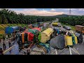 Insiden Paling Menyedihkan Detik Detik Truck Rem Blong Hingga Terbalik Di Bukit Kodok