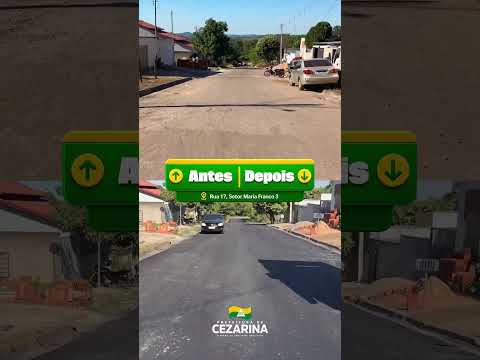 Recapeamento Rua 17 - ST. Maria Franco 3 #shorts