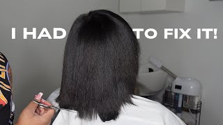 Another Stylist Chopped Her Hair Up!!