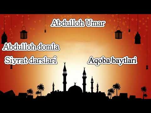 21 Abdulloh domla   Aqoba baytlari
