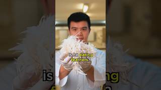 The Man Who Eats Chicken Feather...
