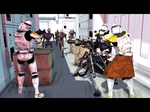 Clone Ship Boarded by Commando Droids! - Men of War: Star Wars Mod Battle Simulator