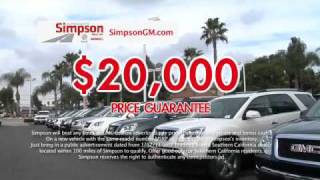 Simpson Buick GMC $20,000 Guarantee!
