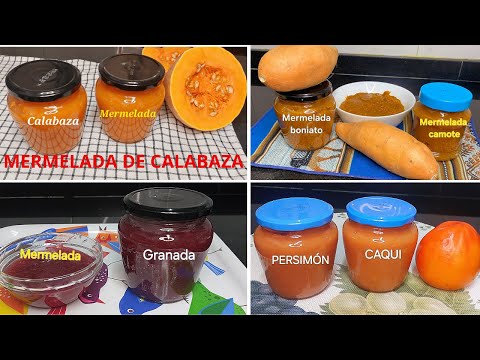 🍯🤩 ¡NO Vuelvas a Comprar MERMELADA! 4 Recetas Caseras de OTOÑO 🍂Fáciles Rápidas y Deliciosas😋