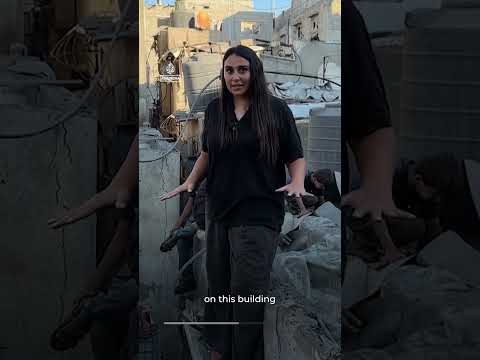 Israeli strike targets home in Gaza’s al-Shati refugee camp | AJ #shorts