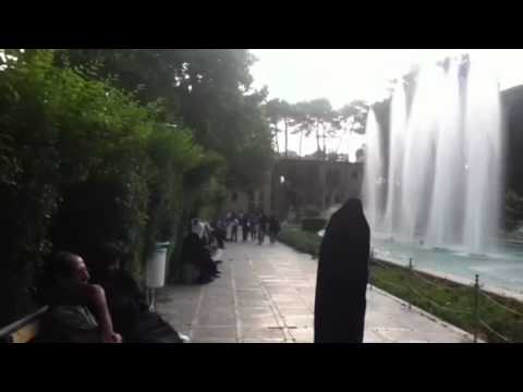 One of the amazing parks in Esfahan, Iran