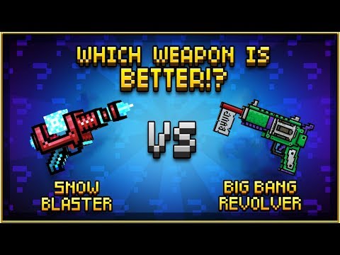 Snow Blaster VS Big Bang Revolver - Pixel Gun 3D