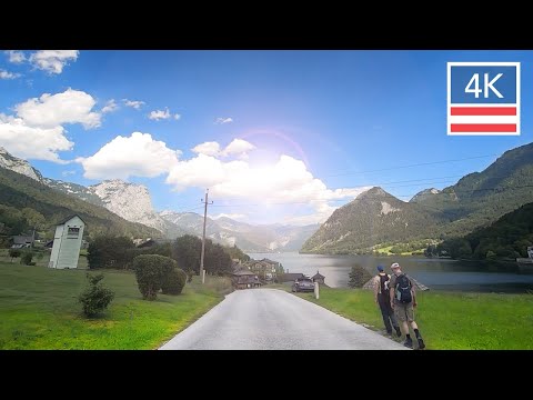 ALTAUSSEE AUSTRIA to GRUNDLSEE AUSTRIA 4K  🇦🇹 Car Driving No Music - Driving in Europe 4k Ultra HD