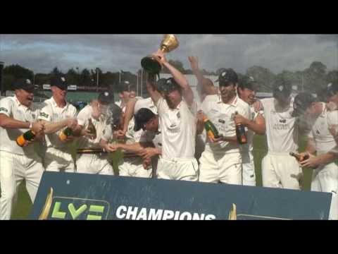 Durham win the LV= County Championship - watch them celebrate!