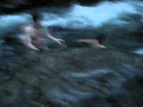 Polar Bear Plunge:  My glasses! My glasses!