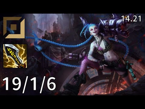 Jinx ADC vs Tristana - EUW diamond | Patch 14.21