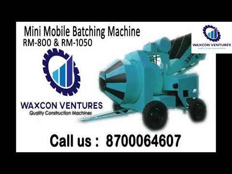 Mobile Batching Machine by Waxcon