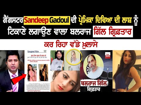 ਗੈਂਗਸ.ਟਰ ਦੀ ਪ੍ਰੇਮਿਕਾ ਦਿਵਿਆ ਦੀ ਲਾਸ਼ ਨੂੰ ਟਿਕਾਣੇ ਲਗਾਉਣ ਵਾਲਾ ਬਲਰਾਜ ਗਿੱਲ ਗ੍ਰਿਫ਼ਤਾਰ, ਕਰ ਰਿਹਾ ਵੱਡੇ ਖ਼ੁਲਾਸੇ