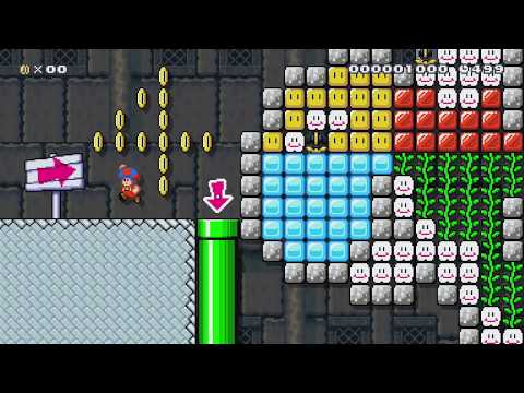 Four.colors.YOSHI!• 4色のヨッシー冒険譚 ! by うみるり - Super Mario Maker 2 - No Commentary 1bv