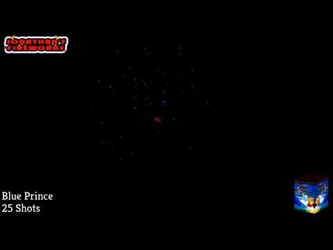 Jonathans Fireworks Blue Prince 25 Shot Gender Reveal Cake