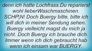 Stefan Raab - Dieter Buergy Song 1 Lyrics