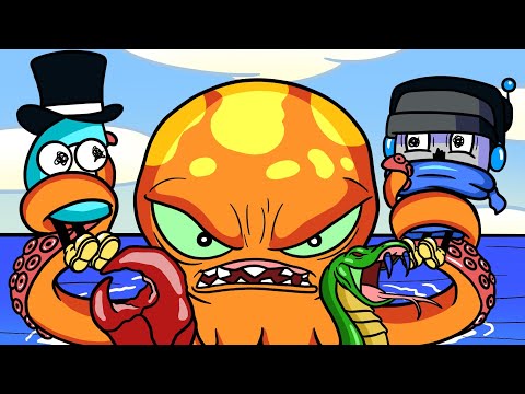 We Mutated a Giant Octopus and DESTROYED A CITY in Octogeddon!