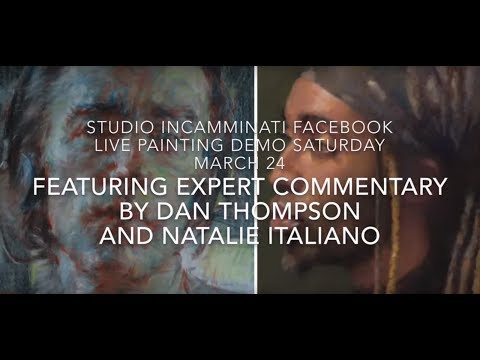 Studio Incamminati Facebook Live Painting demo expert commentary