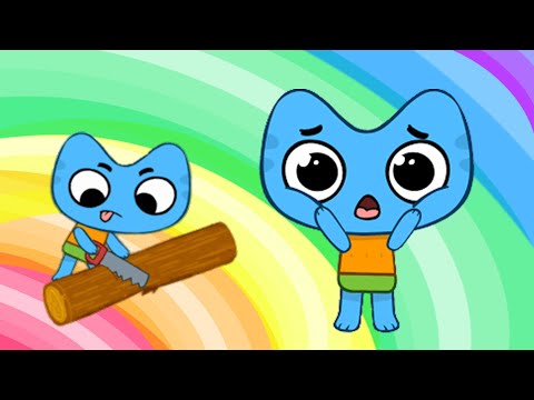 Animated Cartoons for Kids - little kittens - Kit and Kate
