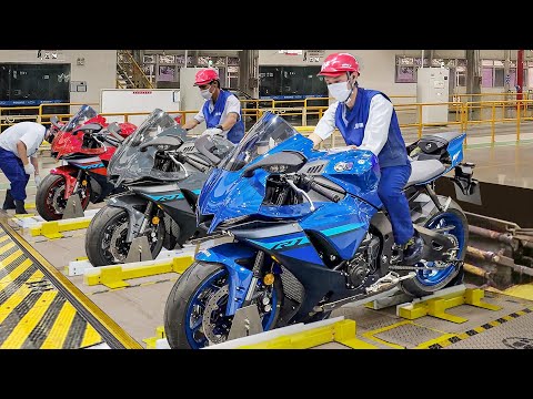 Inside Massive Japanese Factory Building Powerful Yamaha Bikes from Scratch