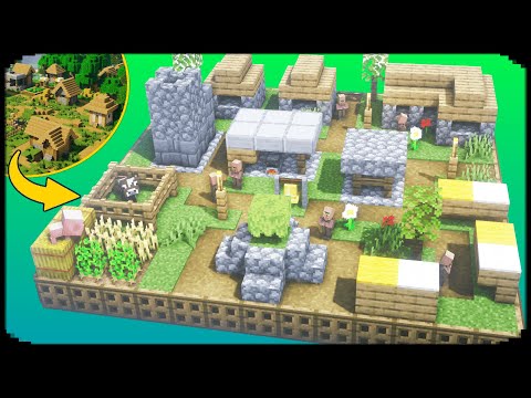 Minecraft: MINI VILLAGE | Minecraft Mini Build Hacks