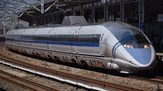 山陽新幹線 こだま734号 岡山行き 500系V9編成 福山駅発車！