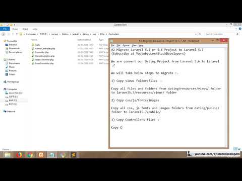Laravel Tutorial Installing Laravel 5 6 from scratch