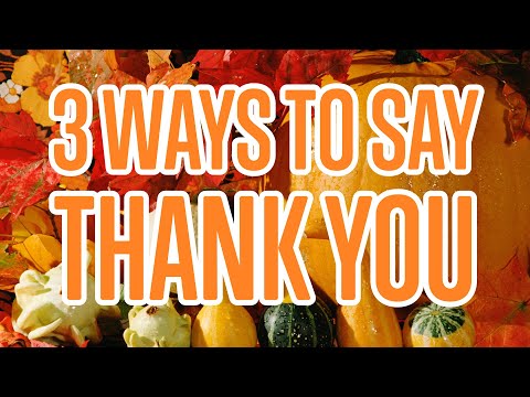 3 Ways to Say Thank You in Czech