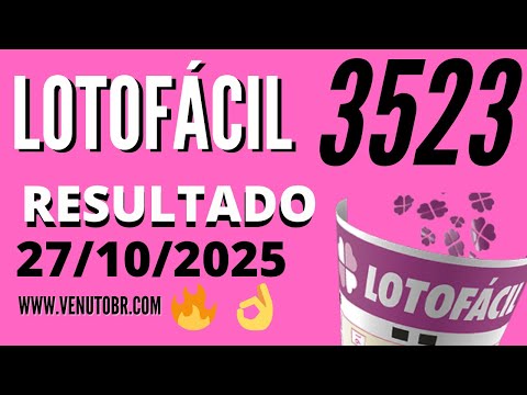 🍀 RESULTADO LOTOFÁCIL 3523