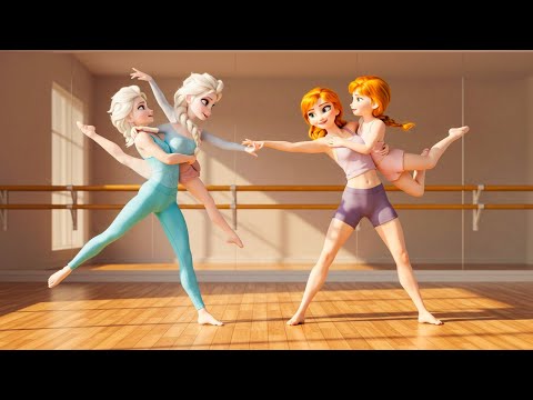 🆕🎶Tiny Toes, Brave Hearts 🩰 Elsa & Anna Teach Ballet Through Love