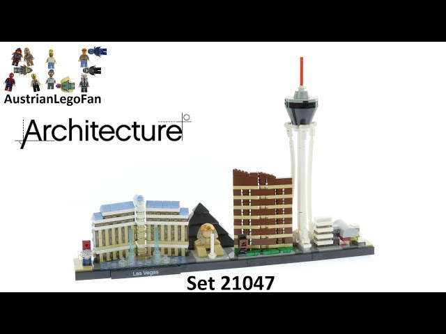 Vídeo relacionado con LEGO Architecture - Las Vegas, Set de Construcción del Skyline de la ciudad, Incluye Maquetas de los Hoteles Bellagio, Luxor y Encore (21047)