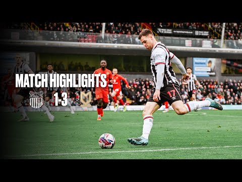 HIGHLIGHTS | Grimsby Town 1-3 MK Dons | Saturday 26th October 2024 | Sky Bet League Two