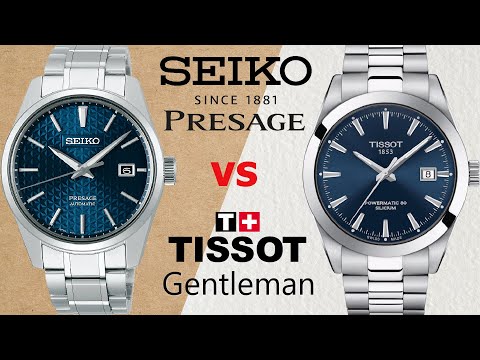 Seiko Presage Sharp Edged vs Tissot Gentleman Powermatic 80 Silicium