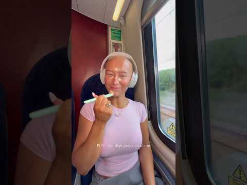 MAKEUP ON THE GO?! 🏃🏻‍♀️🚗🚆 #makeup