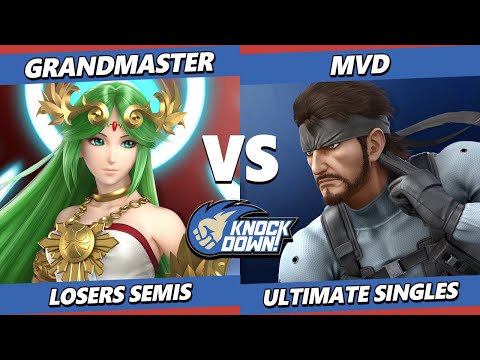 Knockdown 86 Losers Semis - Grandmaster (Palutena) Vs. MVD (Snake) Smash Ultimate - SSBU
