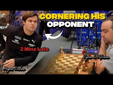 Magnus Carlsen VS Tigran L Petrosian || Fide World Rapid 2023, Round 3