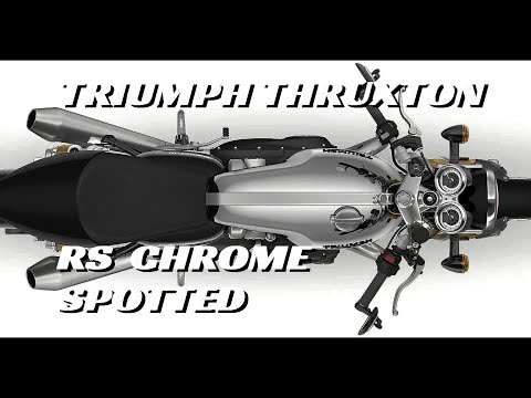 NEW THRUXTON RS CHROME EDITION 2023. First start