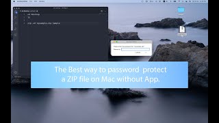 The best way to password protect a zip file on Mac without app