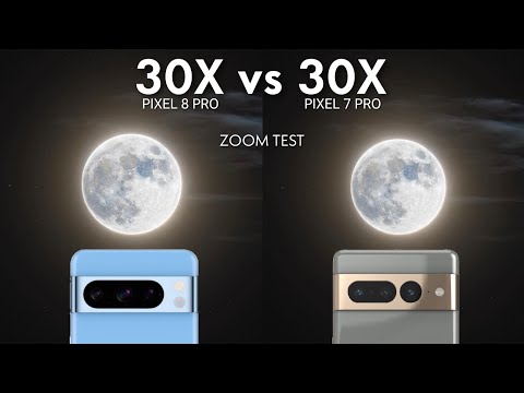 Google Pixel 8 Pro vs Google Pixel 7 Pro Live Zoom Test | 30X vs 30X